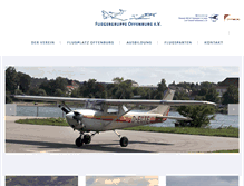 Tablet Screenshot of fliegergruppe-offenburg.de